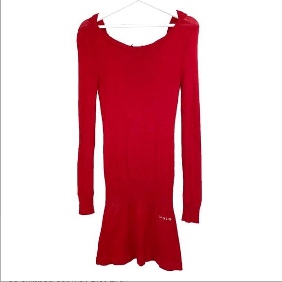 vintage Bebe hooded sweater dress - Picture 2 of 8